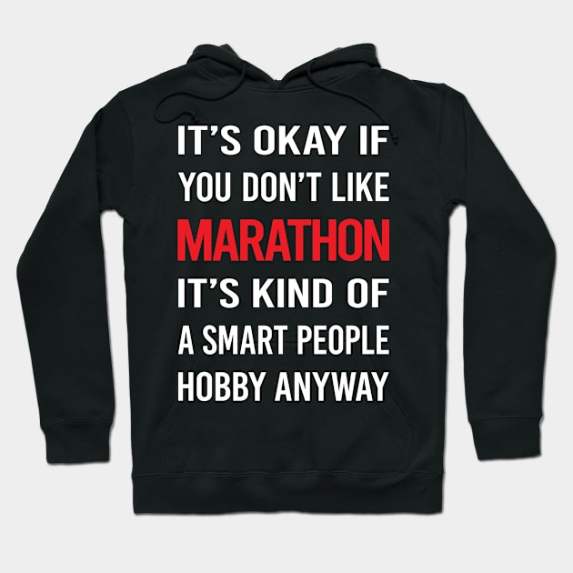 Smart People Hobby Marathon Hoodie by Hanh Tay